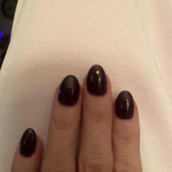 Beautiluxe Nail Spa - Dip powder manicure in deep red