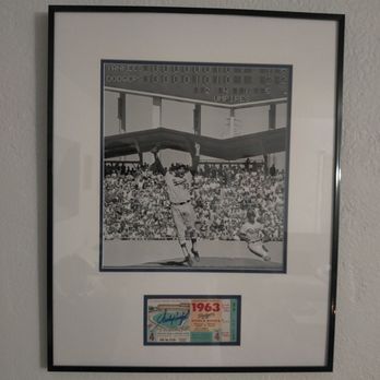 Art Images Gallery and Framing - Sandy Koufax after clinching the last out of the 1963 World Series. - Art Galleries Near Me - Seal Beach, California Art Images Gallery and Framing - Sandy Koufax after clinching the last out of the 1963 World Series. - Art Galleries Near Me - Seal Beach, California