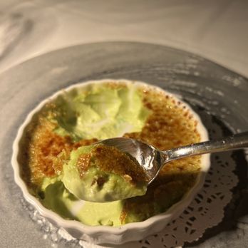 L’incontro - Pistachio creme brûlée - Italian Near Me - New York, New York L’incontro - Pistachio creme brûlée - Italian Near Me - New York, New York