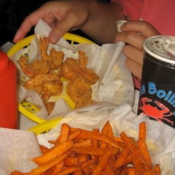 The Boiling Crab - fried shrimp and sweet potato fries - Cajun/Creole Near Me - San Jose, California The Boiling Crab - fried shrimp and sweet potato fries - Cajun/Creole Near Me - San Jose, California