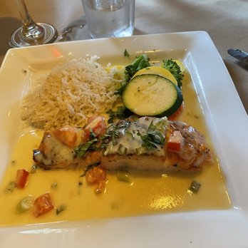 Grizzly Grill - Oven Roasted Salmon. SO GOOD!! - Bars Near Me - Blairsden, California Grizzly Grill - Oven Roasted Salmon. SO GOOD!! - Bars Near Me - Blairsden, California