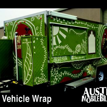 Austin Mobile Billboards - Food trailer wrap - Signmaking Near Me - Austin, Texas