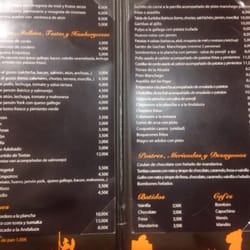 Empotros - La carta