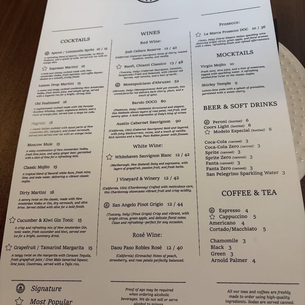 American Way Pasta - Menu - Wine Bars Near Me - Phoenix, Arizona American Way Pasta - Menu - Wine Bars Near Me - Phoenix, Arizona