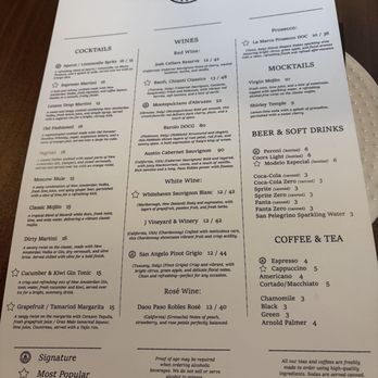 American Way Pasta - Menu - Wine Bars Near Me - Phoenix, Arizona