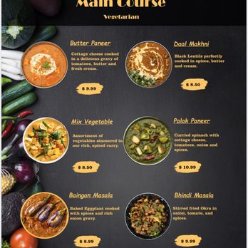 Presq'ile Cafe - main course menu - Indian Near Me - Brighton, Ontario Presq'ile Cafe - main course menu - Indian Near Me - Brighton, Ontario
