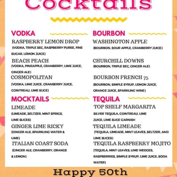 Bartenders 2 U - Personalized Cocktail Menus included in every event! - Bartenders Near Me
