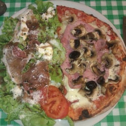 Casa Castagno - Moitié pizza, moitié salade !