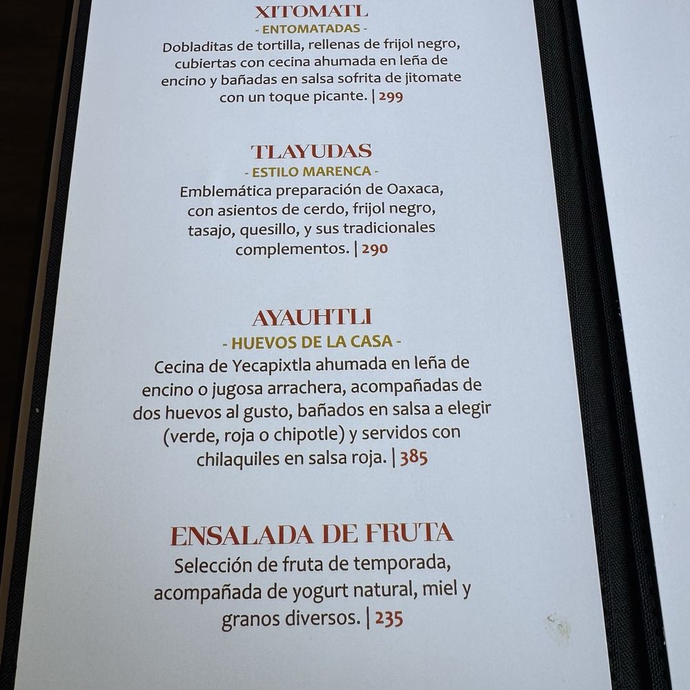 Marenca - Menu - Breakfast & Brunch Near Me - Tijuana, BCN