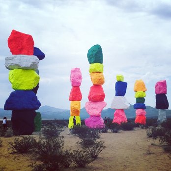 Seven Magic Mountains - Public Art Near Me - Las Vegas, Nevada Seven Magic Mountains - Public Art Near Me - Las Vegas, Nevada