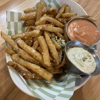 Moo Creamery - Truffle fries - Burgers Near Me - Bakersfield, California Moo Creamery - Truffle fries - Burgers Near Me - Bakersfield, California