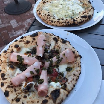 2145 Eats - Pesto and blue cheese and honey pizza - Pizza Near Me - Costa Mesa, California