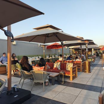 Hipico Rooftop Bar - View of the place from our seat - Bars Near Me - Arcadia, California