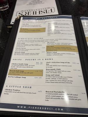 Menu photo 6 Fisher’s Deli Henderson, NV