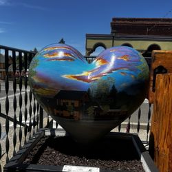 City of Folsom - These hearts are everywhere in the historic area.