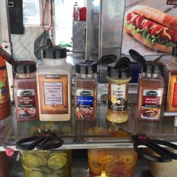Toronto Street Meat - The starting line up...world class street meat, world class toppings and spice/sauces/seasonings only @ torontostreetmeat
