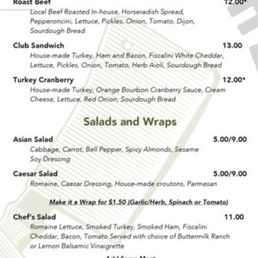 Menu Menu