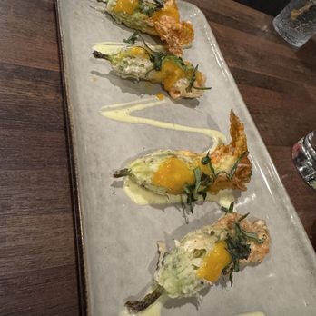 Rione Italian Restaurant - Stuffed squash blossoms - Italian Near Me - Chico, California Rione Italian Restaurant - Stuffed squash blossoms - Italian Near Me - Chico, California