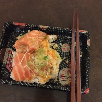 Pisces - Leftovers of salmon chirashi - Sushi Bars Near Me - Manhattan Beach, California Pisces - Leftovers of salmon chirashi - Sushi Bars Near Me - Manhattan Beach, California