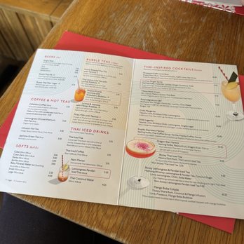 Rosa's Spitalfields - Drink menu - Thai Near Me - London, XGL