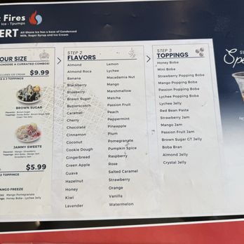 Sweet Fires - Dessert menu - Hot Pot Near Me - Upland, California Sweet Fires - Dessert menu - Hot Pot Near Me - Upland, California