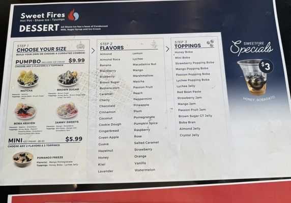Menu photo 2 Sweet Fires Upland, CA Menu photo 2 Sweet Fires Upland, CA