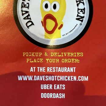 Dave's Hot Chicken - Menu - Chicken Shop Near Me - Roseville, California Dave's Hot Chicken - Menu - Chicken Shop Near Me - Roseville, California