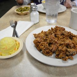 Stacy's Restaurant - Chicken Livers and Potato Salad
