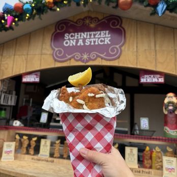Christkindl Market - Schnitzel on a stick - Public Markets Near Me - Grand Rapids, Michigan