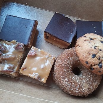Keto Bakery - Pecan bars, peanut butter/Choco bars, cinnamon sugar donut. I wish I got more donuts!! - Desserts Near Me - Orange, California Keto Bakery - Pecan bars, peanut butter/Choco bars, cinnamon sugar donut. I wish I got more donuts!! - Desserts Near Me - Orange, California