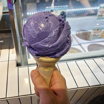 Soft Swerve - Vegan ube on cake cone - Ice Cream & Frozen Yogurt Near Me - Flushing, New York Soft Swerve - Vegan ube on cake cone - Ice Cream & Frozen Yogurt Near Me - Flushing, New York