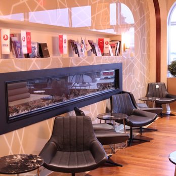 Turkish Airlines - Comfortable lounging areas with plenty of charging ports. - Airlines Near Me - Dulles, Virginia