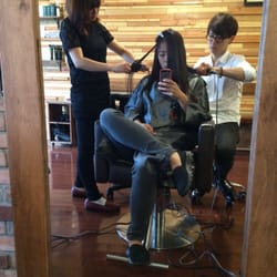 Hair Osh - Nicole in action! Forgot the other guys name. Sorry. They took care of me so well here. I'll be back!!