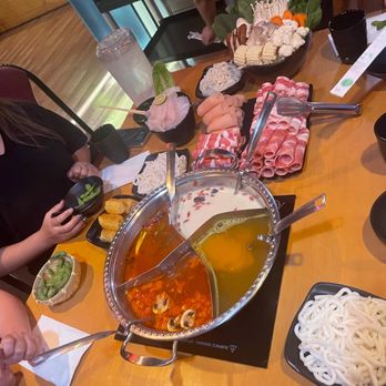 Sichuan Hot Pot - Collagen, pumpkin, tomato, and spicy broth - Hot Pot Near Me - Fresno, California Sichuan Hot Pot - Collagen, pumpkin, tomato, and spicy broth - Hot Pot Near Me - Fresno, California