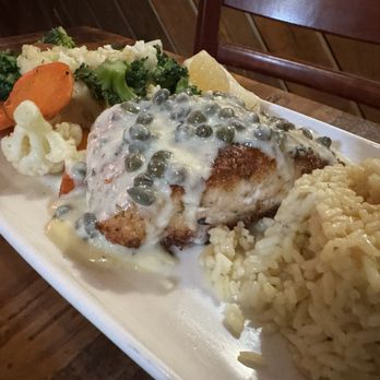 The Nugget - Parmesan Crusted Salmon Special - American Near Me - Summerland, California The Nugget - Parmesan Crusted Salmon Special - American Near Me - Summerland, California