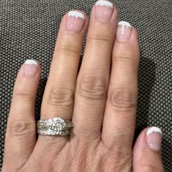 Angel Nail Spa - French dip with bling