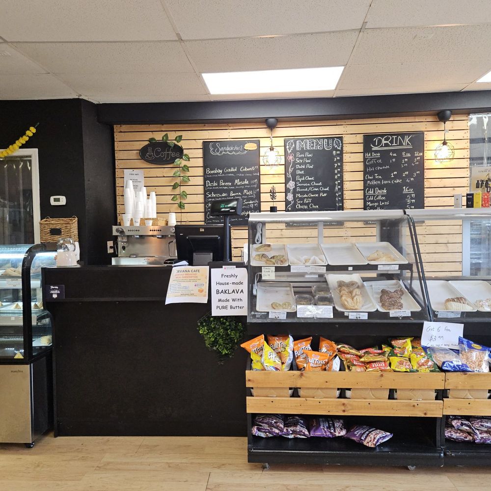 Nirvana Cafe - Cashier / cafe ordering area - Empanadas Near Me - Gainesville, Florida
