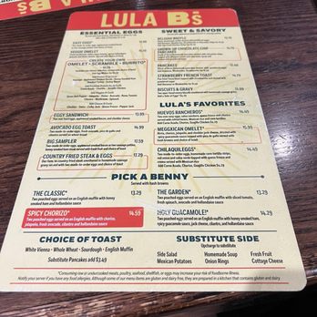 Lula B's Breakfast Brunch and Bar - Breakfast Menu - Breakfast & Brunch Near Me - Omaha, Nebraska Lula B's Breakfast Brunch and Bar - Breakfast Menu - Breakfast & Brunch Near Me - Omaha, Nebraska
