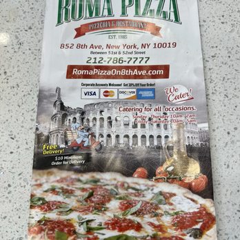 Roma Pizza & Restaurant - Menu - Pizza Near Me - New York, New York Roma Pizza & Restaurant - Menu - Pizza Near Me - New York, New York