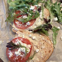 Mediterranean Veggie Sandwich... not what was pictured or ordered.