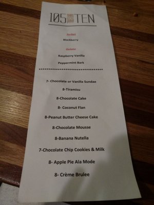 Menu photo 5 105-Ten Bar & Grill Briarcliff Manor, NY
