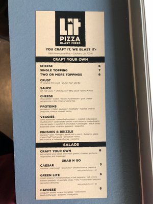 Menu photo 7 LIT Pizza - Zachary Zachary, LA