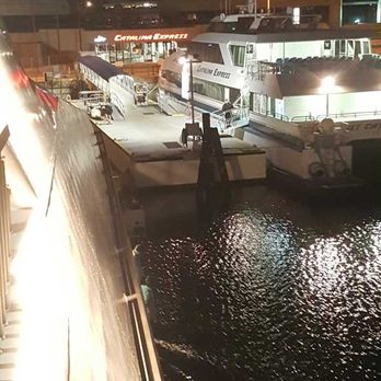 Catalina Express - The Long Beach Landing at night - Tours Near Me - Long Beach, California