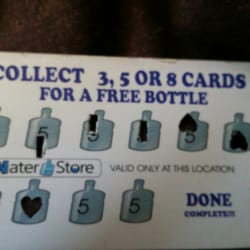 The Water Store - Almost done with card