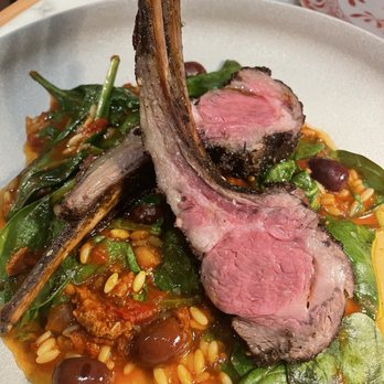 Leonetta - Spiced Rack of Lamb - Mediterranean Near Me - New York, New York Leonetta - Spiced Rack of Lamb - Mediterranean Near Me - New York, New York