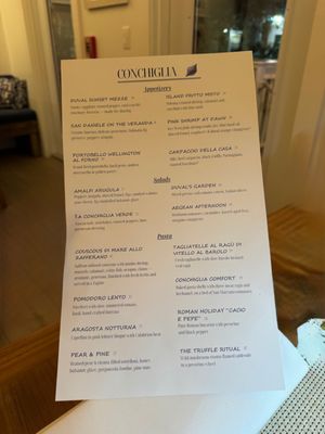 Menu photo 2 Conchiglia Key West, FL