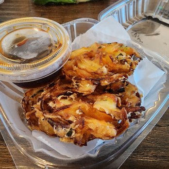 SUSHI To The MOON - Veggie tempura! Really delicious, it's like a mixed blend of veggies into a savory cake. - Japanese Near Me - Leander, Texas