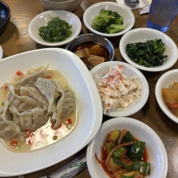 BigSpoon Korean Restaurant - The appetizer dumplings and the spread - Korean Near Me - San Jose, California BigSpoon Korean Restaurant - The appetizer dumplings and the spread - Korean Near Me - San Jose, California