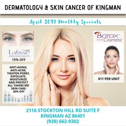 Skin and Cancer Institute - Great April Specials!