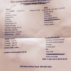 Big Boy's Bbq Express - Menu